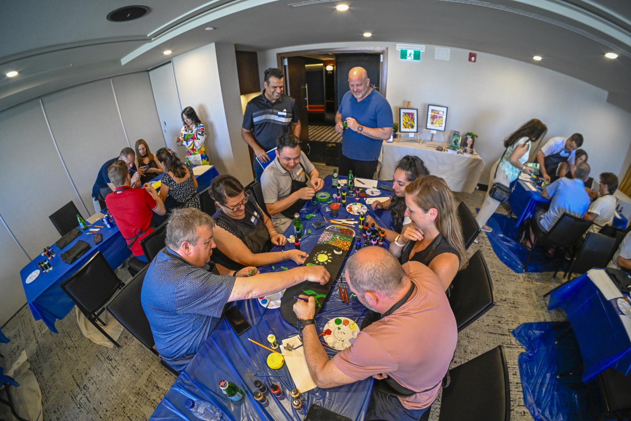 Photo Jacques Boissinot teambuilding créatif en entreprise